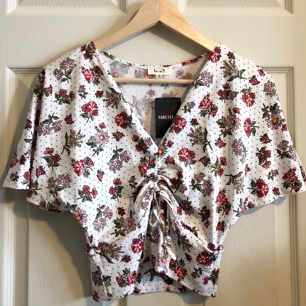 Floral crop top